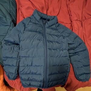 wonder nation Kids Blue Puffer Jacket - 4T